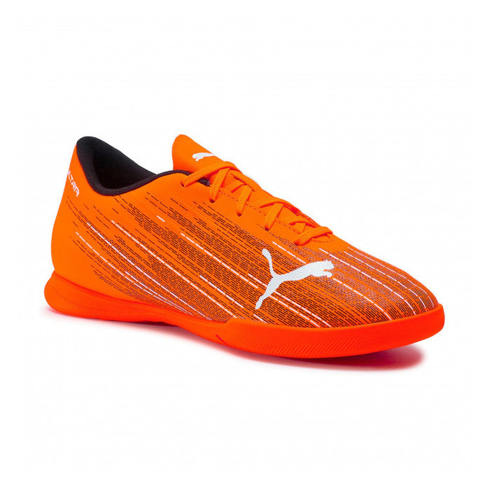 Puma Ultra 4.1 Junioren Fussballhallenschuhe, orange