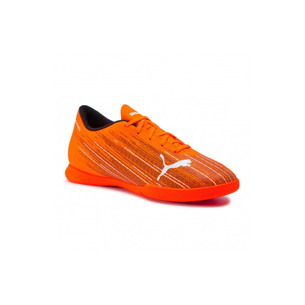 Puma Ultra 4.1 Junioren Fussballhallenschuhe, orange