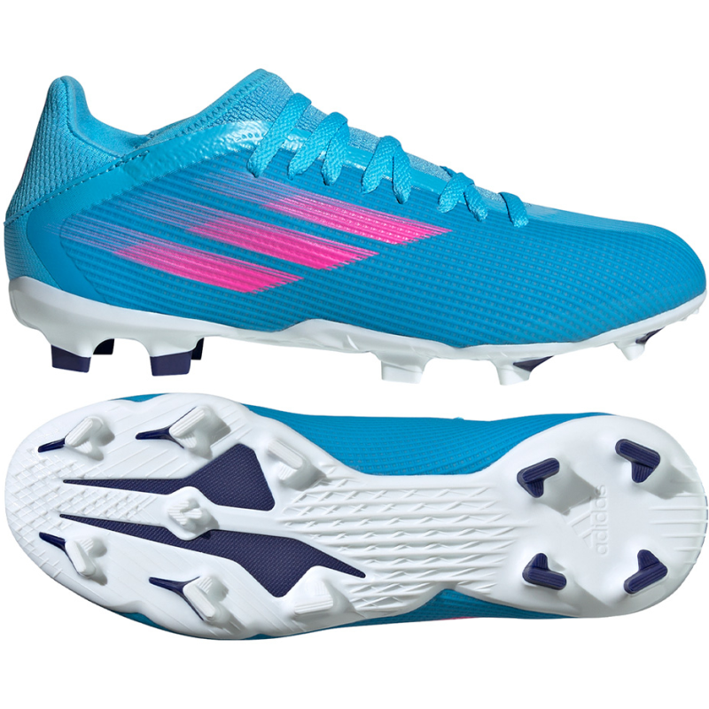 Adidas X Speedflow.3 Junior Fussballschuh, blau