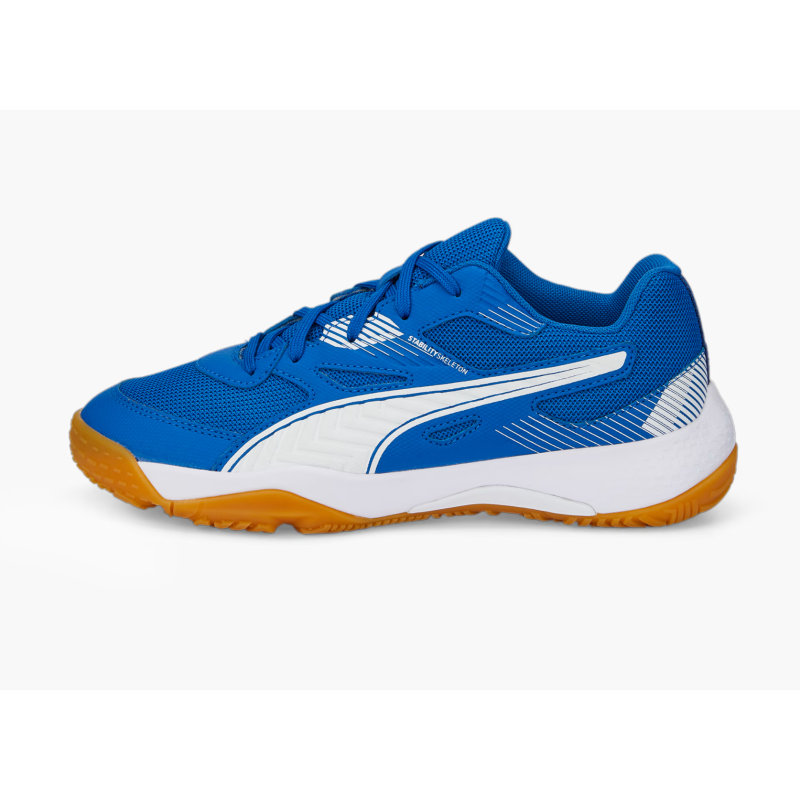 Puma Solarflash II Fussballhallenschuhe, blau