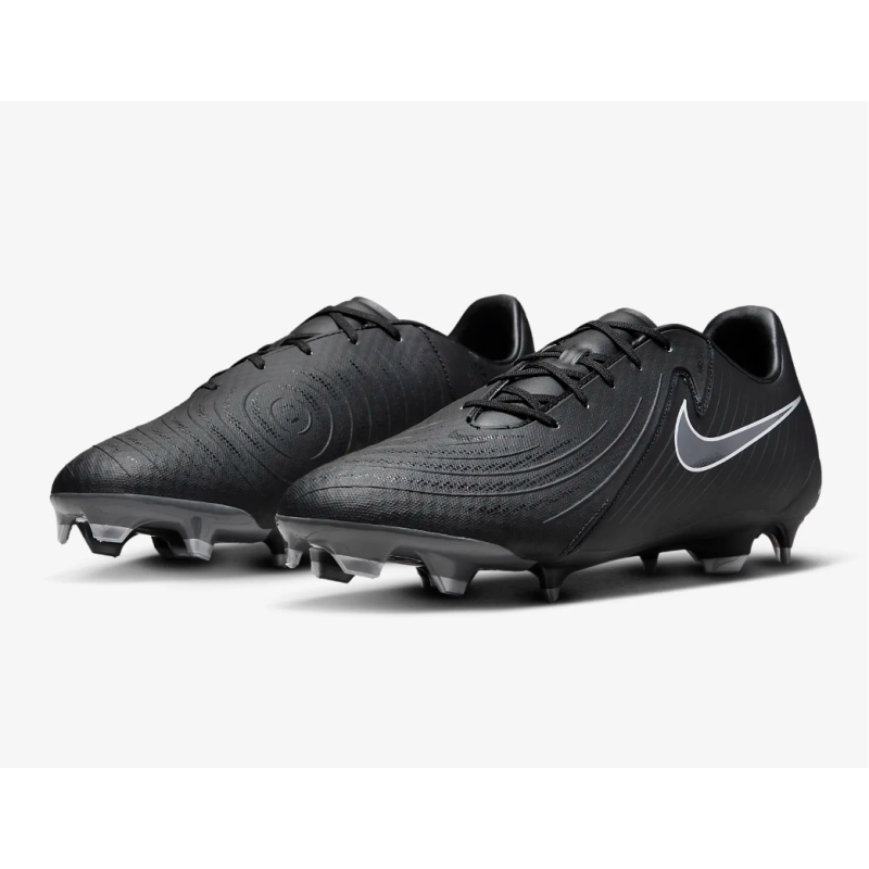 Nike Phantom GX II Academy MG Low-Top Fussballschuh, schwarz