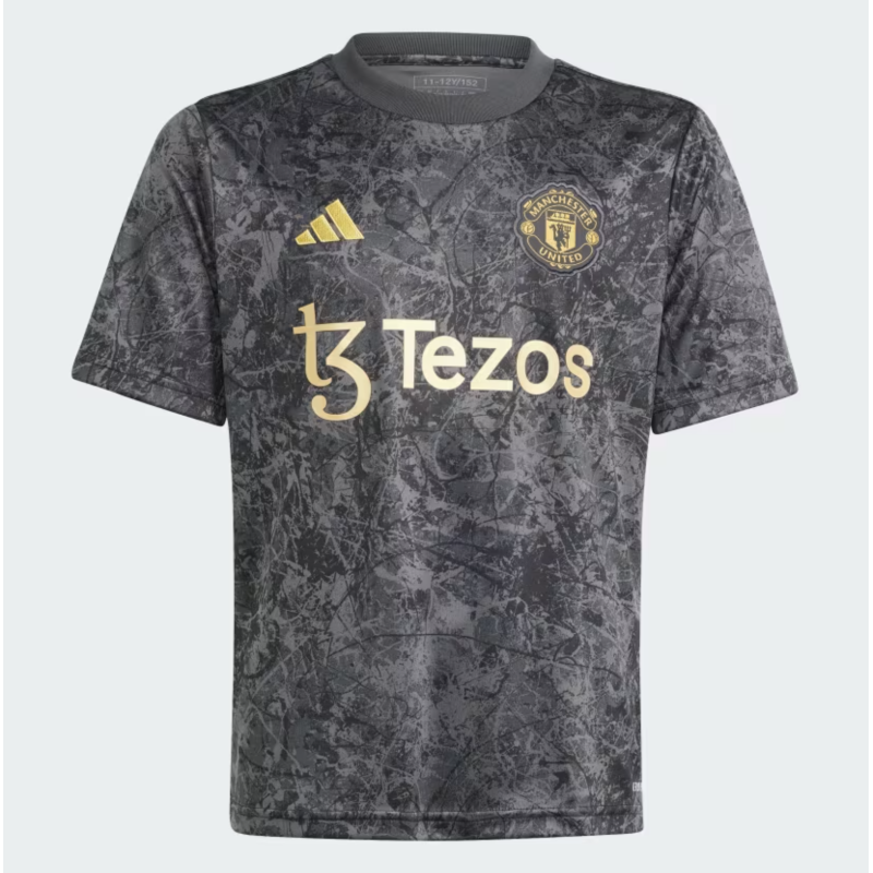 Adidas Manchester United Stone Roses Pre-Match Trikot Junior 2024