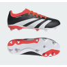 Adidas Predator 24 League FG Fussballschuhe, schwarz/rot