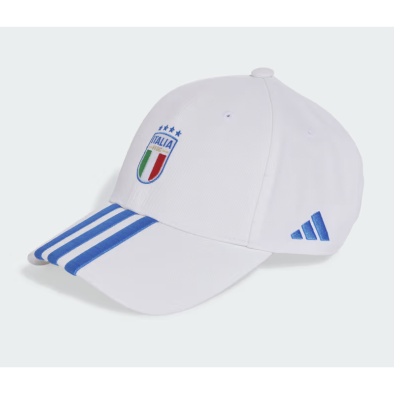 Adidas FIGC Italien Cap 2024, weiss/blau