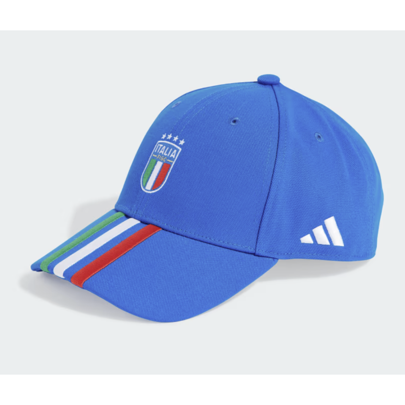 Adidas FIGC Italien Cap 2024, blau/weiss