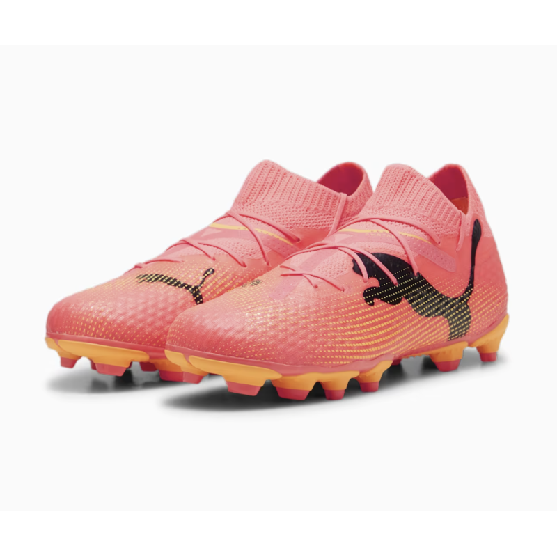 Puma Future 7 Pro FG/AG Junior Fussballschuh, sunset