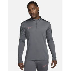 Nike Dri-FIT Academy Fussballoberteil mit Halbreissverschluss, grau