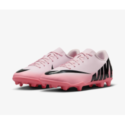 Nike JR Mercurial Vapor 15 Club FG/MG Fussballschuh, pink/schwarz