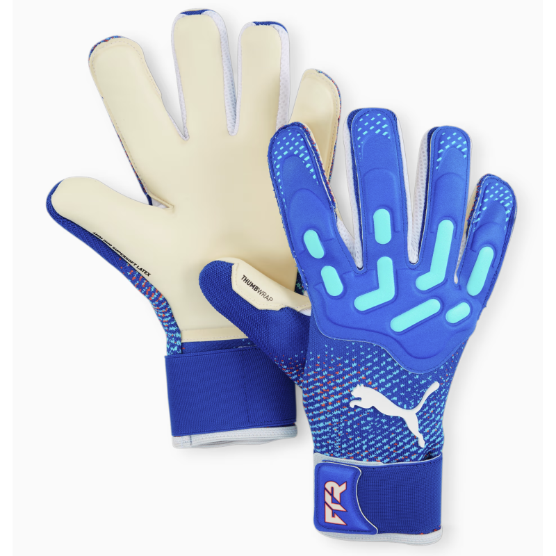 Puma FUTURE Pro Hybrid Torwarthandschuhe, blau Puma FUTURE Pro Hybrid Torwarthandschuhe, blau