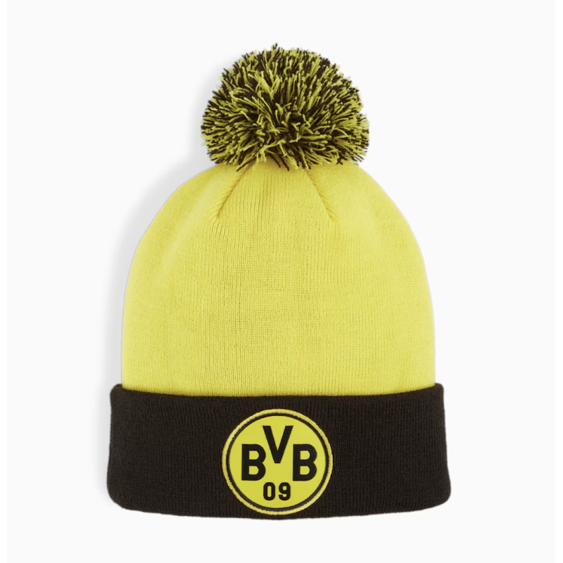 Puma BVB Borussia Dortmund PomPom Beanie Teenager 2024/25