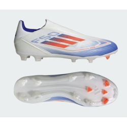 Adidas F50 League Laceless FG/MG Fussballschuh, weiss/blau