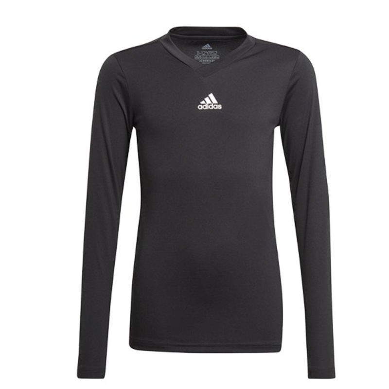 Adidas Base Tee Funktionsunterhemd langarm Junior, schwarz