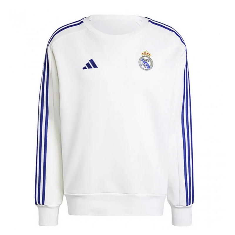 Adidas Real Madrid DNA Sweatshirt/Pullover, weiss