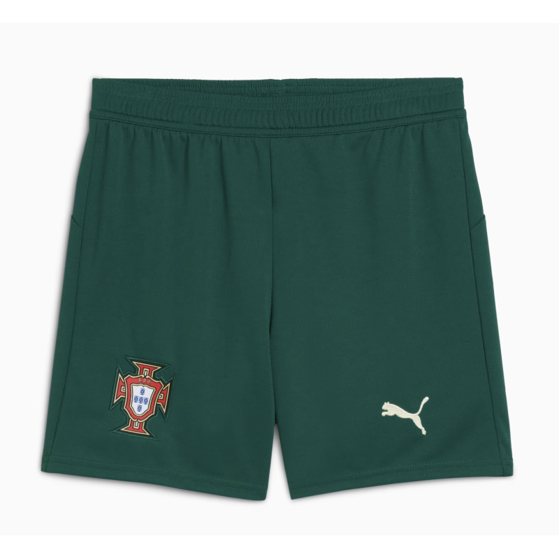 Puma FPF Portugal Shorts Home Junior 2025, grün