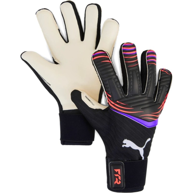 Puma Future Pro Hybrid Torwarthandschuhe, schwarz/rot/violet Puma Future Pro Hybrid Torwarthandschuhe, schwarz/rot/violet