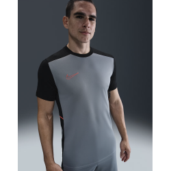 Nike Academy Dri-FIT kurzarm Trainingsshirt, grau/schwarz