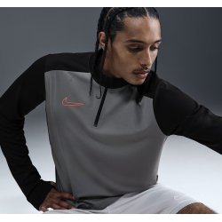 Nike Academy Dri-FIT Drill-Oberteil, grau/schwarz