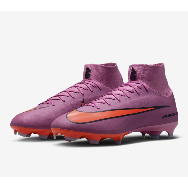 Nike Zoom Mercurial Superfly 10 Pro FG Fussballschuh, lila/orange