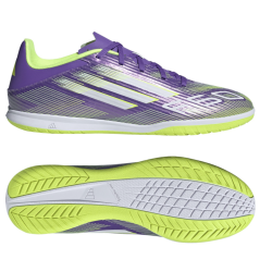 Adidas F50 Club Fussballhallenschuhe, lila/gelb