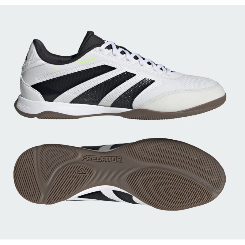 Adidas Predator League IN Fussballhallenschuhe, weiss/schwarz