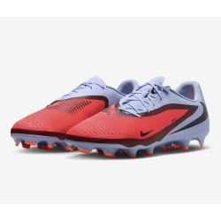 Nike Phantom 6 Low Academy FG/MG Fussballschuh, blau/rot