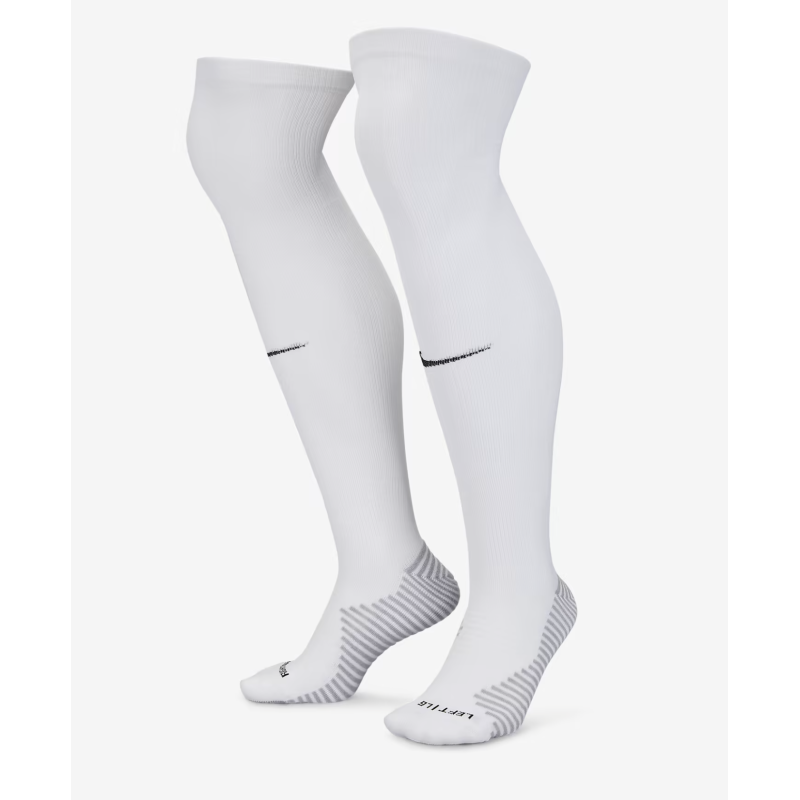 Nike Dri-FIT Strike Kniehohe Fussballsocken, weiss Nike Dri-FIT Strike Kniehohe Fussballsocken, weiss