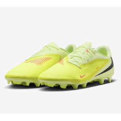 Nike Phantom 6 Low Academy FG/MG Fussballschuh, hypercrimson/limelight