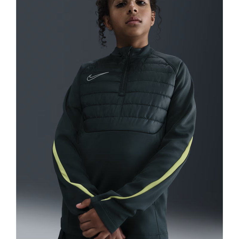 Nike Therma-FIT Academy Kinder Fussball-Trainingsoberteil, seaweed/limelight