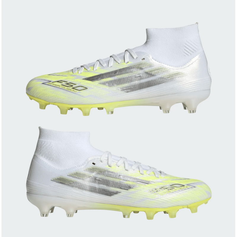 Adidas F50 Sparkfusion Pro FG/AG Fussballschuh, ftwwht/ironmt/hireye