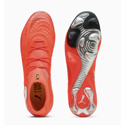 Puma Future 9 Ultimate FG Fussballschuh, rot/weiss/schwarz