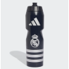 Adidas Real Madrid Trinkflasche, schwarz/silber