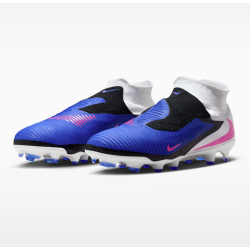 Nike Phantom 6 High Pro Fussballschuh, blau/pink