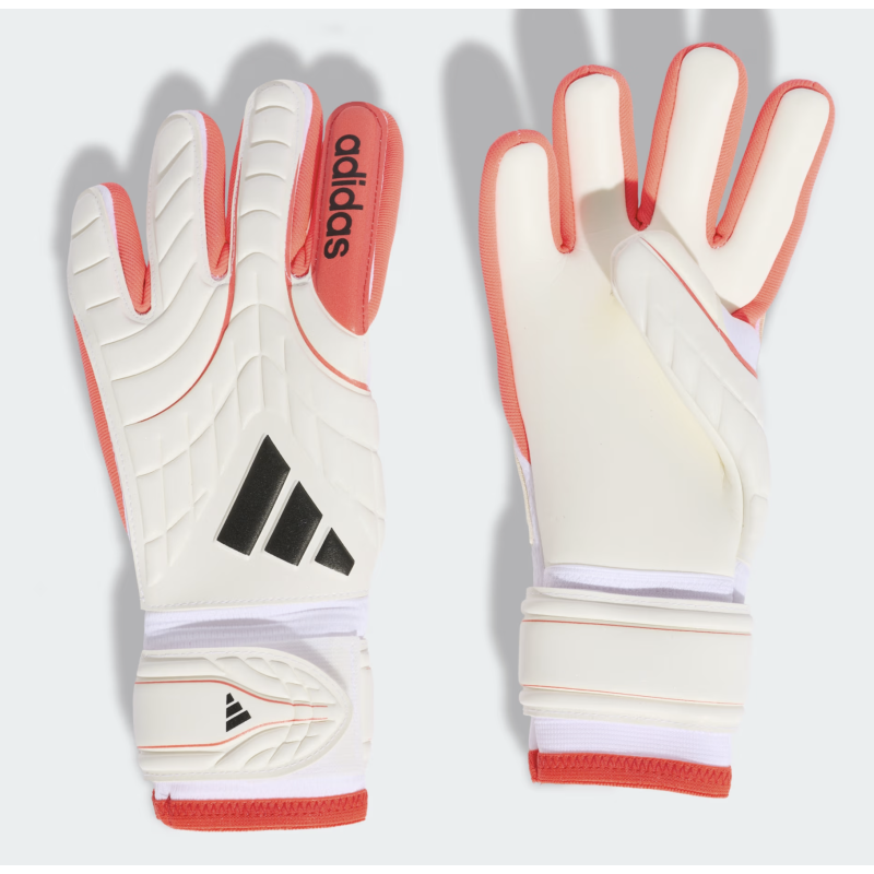 Adidas Copa League Junior Torwarthandschuhe, weiss/rot/schwarz