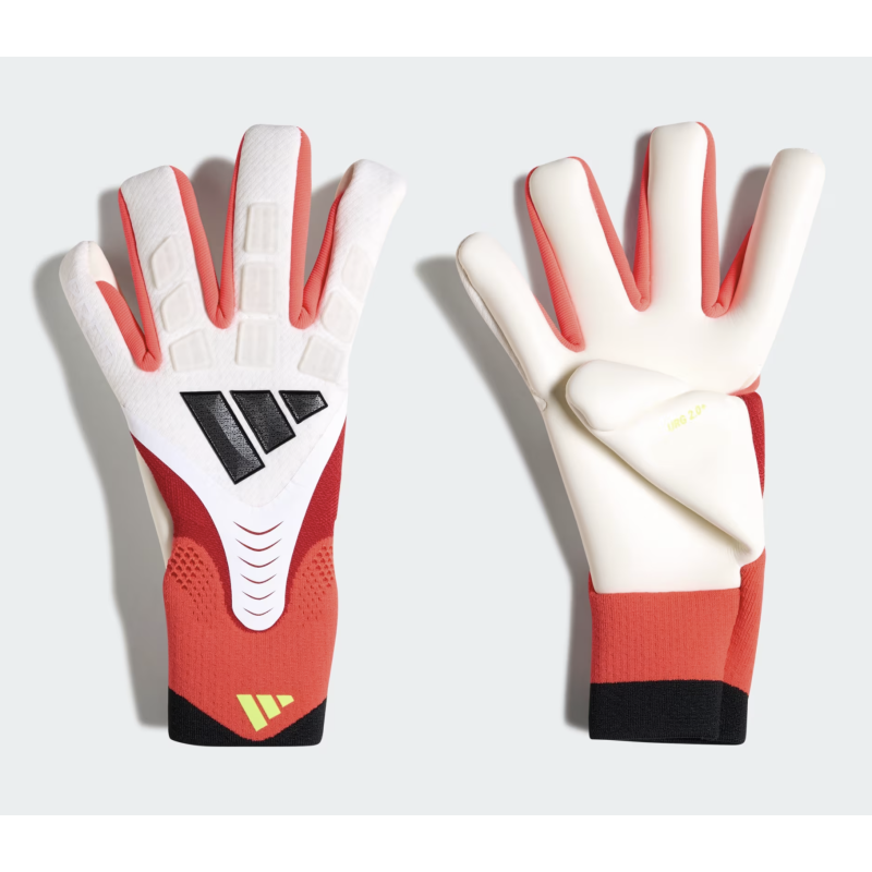 Adidas Predator GL Pro Torwarthandschuhe, weiss/rot/schwarz