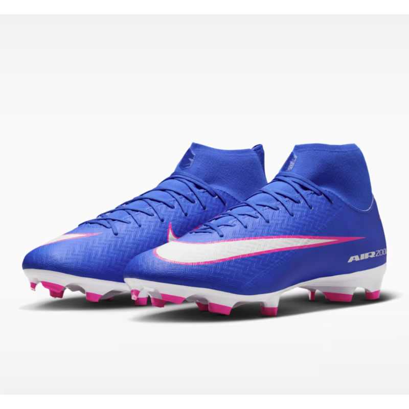 Nike Mercurial Superfly 10 Academy Fussballschuh, blau/weiss/pink