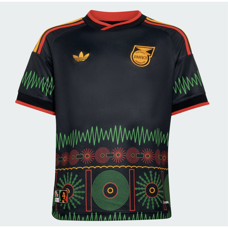 Adidas JFF Jamaika 26 x Bob Marley Trikot Away Junior