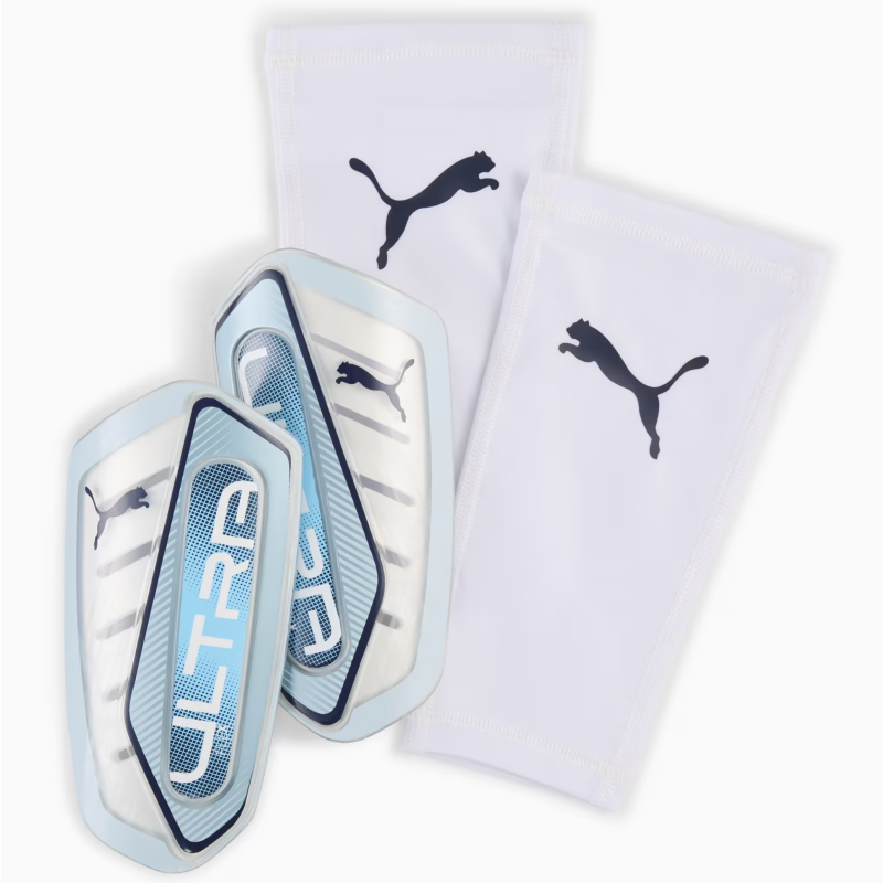 Puma Ultra Flex Sleeve Schienbeinschoner, blau/weiss
