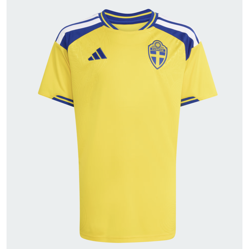 Adidas SVFF Schweden Trikot Home Junior 2026, gelb
