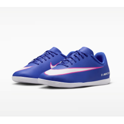 Nike Mercurial Zoom Vapor 16 Club IC Junior Fussballhallenschuh, blau/weiss