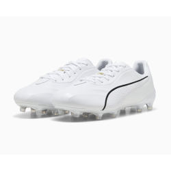 Puma KING Platinum FG/AG Fussballschuh, weiss