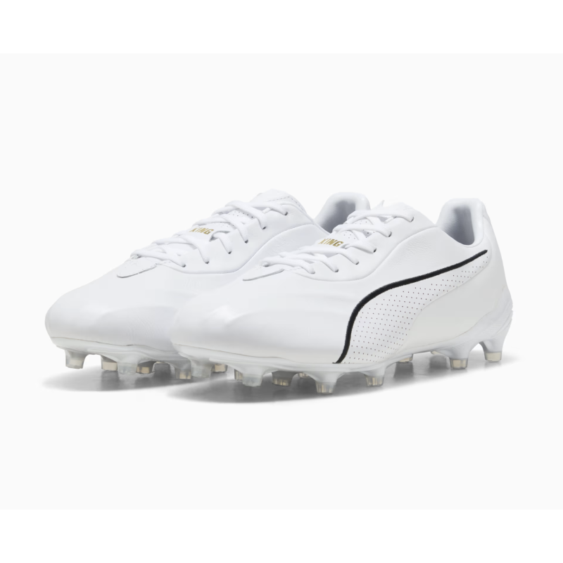 Puma KING Platinum FG/AG Fussballschuh, weiss