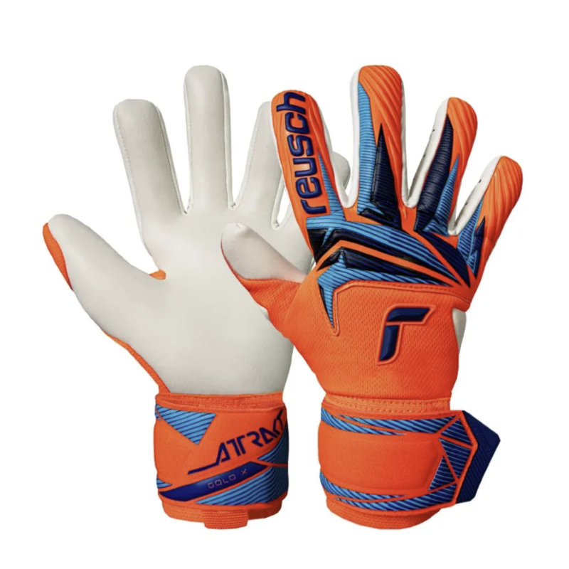 Reusch Attrakt Gold X NC Torwarthandschuh, orange/blau
