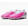 Nike Phantom 6 Low Academy FG/MG Fussballschuh, weiss/pink/schwarz