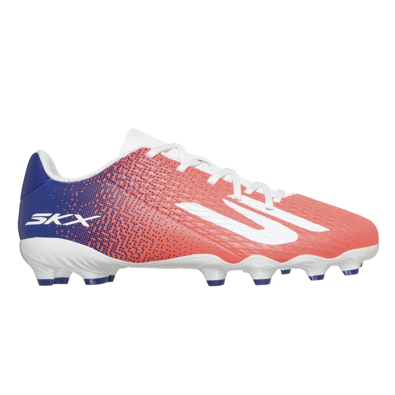 Skechers SKX_2 MG Junior Fussballschuhe, schwarz/blau/rosa