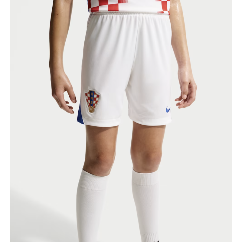 Nike CRO Kroatien Shorts Away Junior 2026, weiss