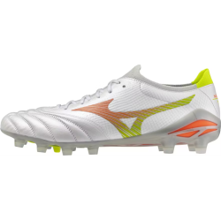 Mizuno Morelia Neo V ß Elite FG Fussballschuh, white/lava/prim