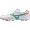 Mizuno Morelia II Pro FG Fussballschuh, white/arcadia/lava