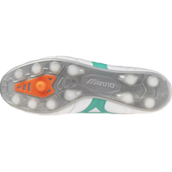 Mizuno Morelia II Pro FG Fussballschuh, white/arcadia/lava