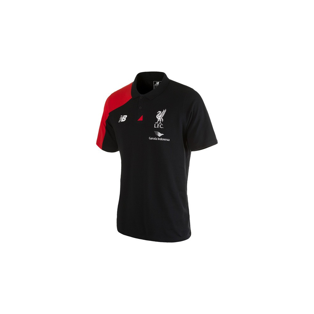 FC Liverpool Polo Schwarz Rot 15/16