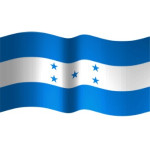 Honduras Fan Fahne